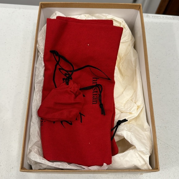 NWT CHRISTIAN LOUBOUTIN SIMPLE PUMP 100 PATENT CALF CRANBERRY - Picture 9 of 9